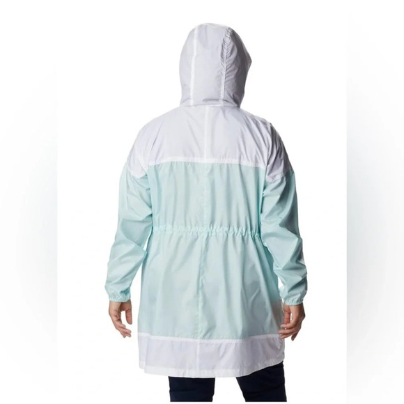 Columbia Flash Challenger Long Windbreaker Hiking Outdoor Jacket Like New Sz 1X - Picture 3 of 11